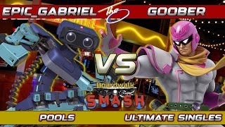BWS #97 - Epic_Gabriel (R.O.B) Vs. Goober (Captain Falcon) Super Smash Bros Ultimate SSBU Boardwalk