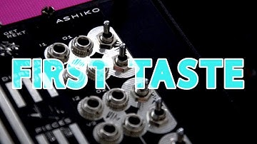 ASHIKO  - Eurorack Quad Stereo VCA - first taste
