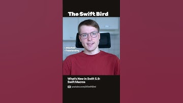 Swift 5.9: Macros | @TheCodeBird #shorts
