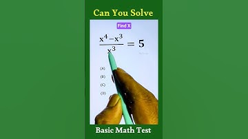 Algebra Maths Question | Can You Find X? #algebra #maths #shorts