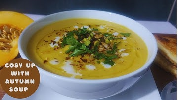 Roasted Pumpkin & Parsnip Soup - A Creamy & Flavourful Autumn Delight | Easy Soup Recipe 🥣❤
