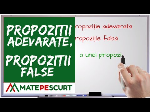 Video: De Ce Sunt Necesare Propoziții Incomplete