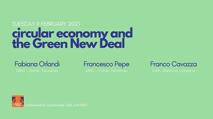 SUSTAINABILITY TALKS | 03. Circular economy and the Green New Deal