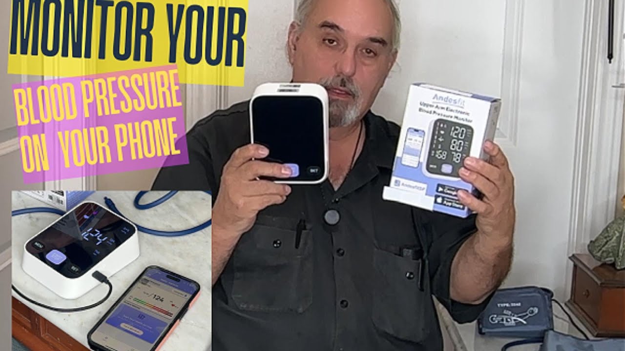 Bluetooth BP Monitor with XL Cuffs & Free Health App