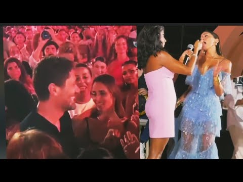 دينا الشربيني تفضح كريم محمود عبد العزيز في حفلة روبي امام الجميع عايزة تغيظ مراته باللي قالته