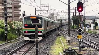 JR宇都宮線2555Y列車発車