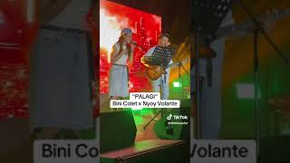 Bini Colet And Nyoy Volante - Palagi Full Performance Credits To Darlasauler
