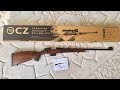 CZ 527 Lux 223 rem 12 твист распаковка и обзор