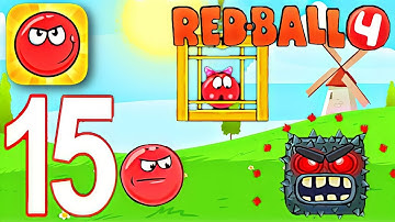 Red Ball 4 Mobile - Gameplay Walkthrough Part 15 ( levels 71-75) (iOS - Android)