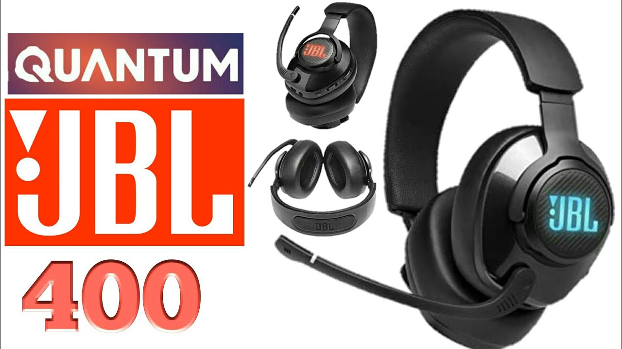 JBL Quantum 400 Wireless OverEar Gaming Headset Review YouTube
