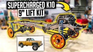 K10 Squarebody + 9 Inch Lift + 1 Ton Axles  Lifted & Supercharged Chevy K10 Truck Ep. 2