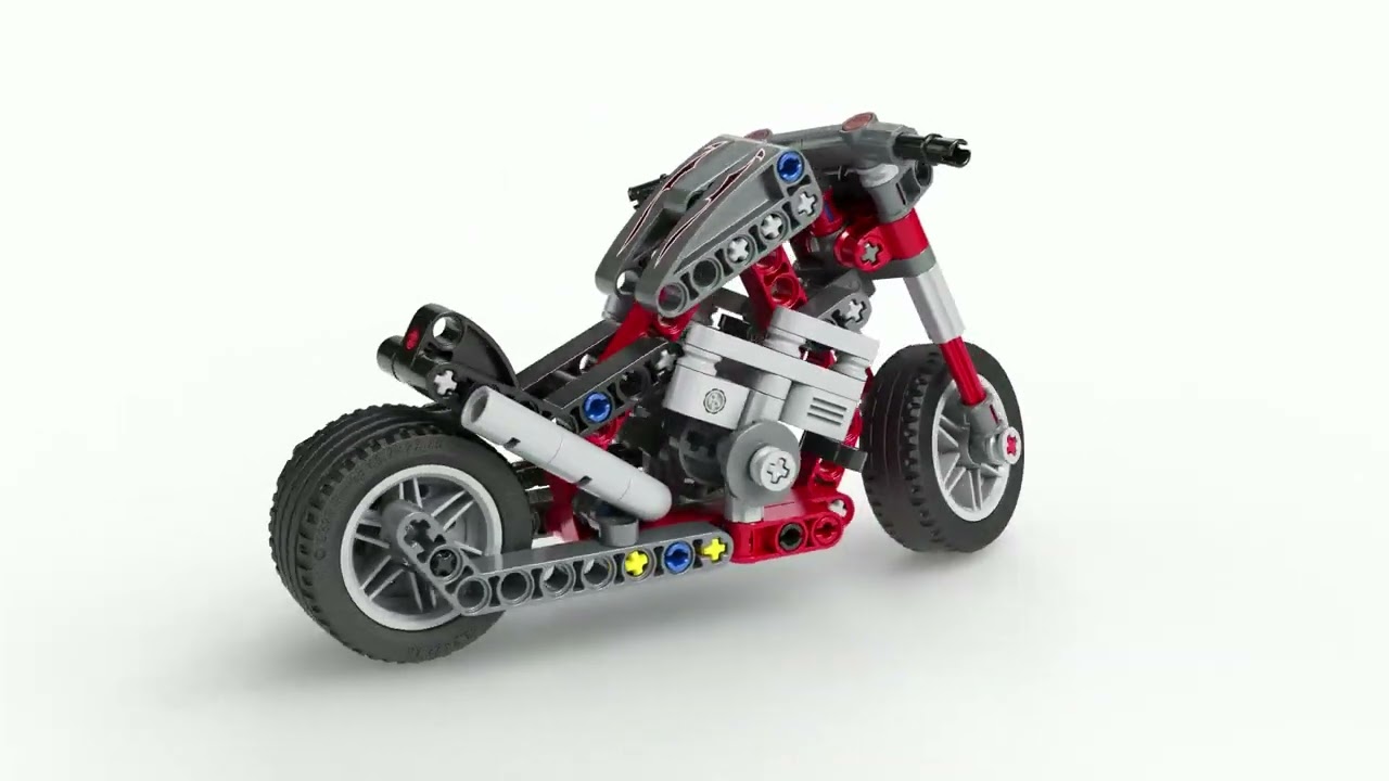 LEGO 42132 Technic Motorcycle 2 in 1 Toy Model Building Set