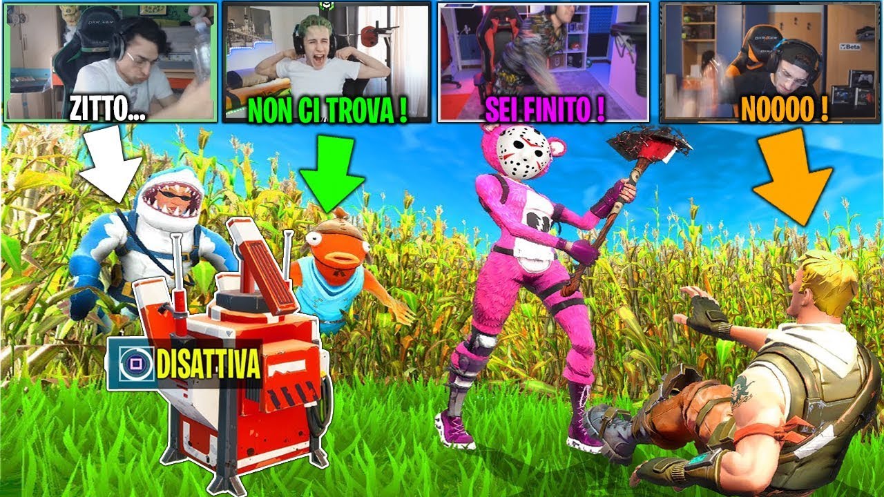 TROLLIAMO MON3Y e EZEKTOOR nel MINIGIOCO del KILLER su FORTNITE ! w@Tuberanza ✌  @Mon3y @Ezektoor