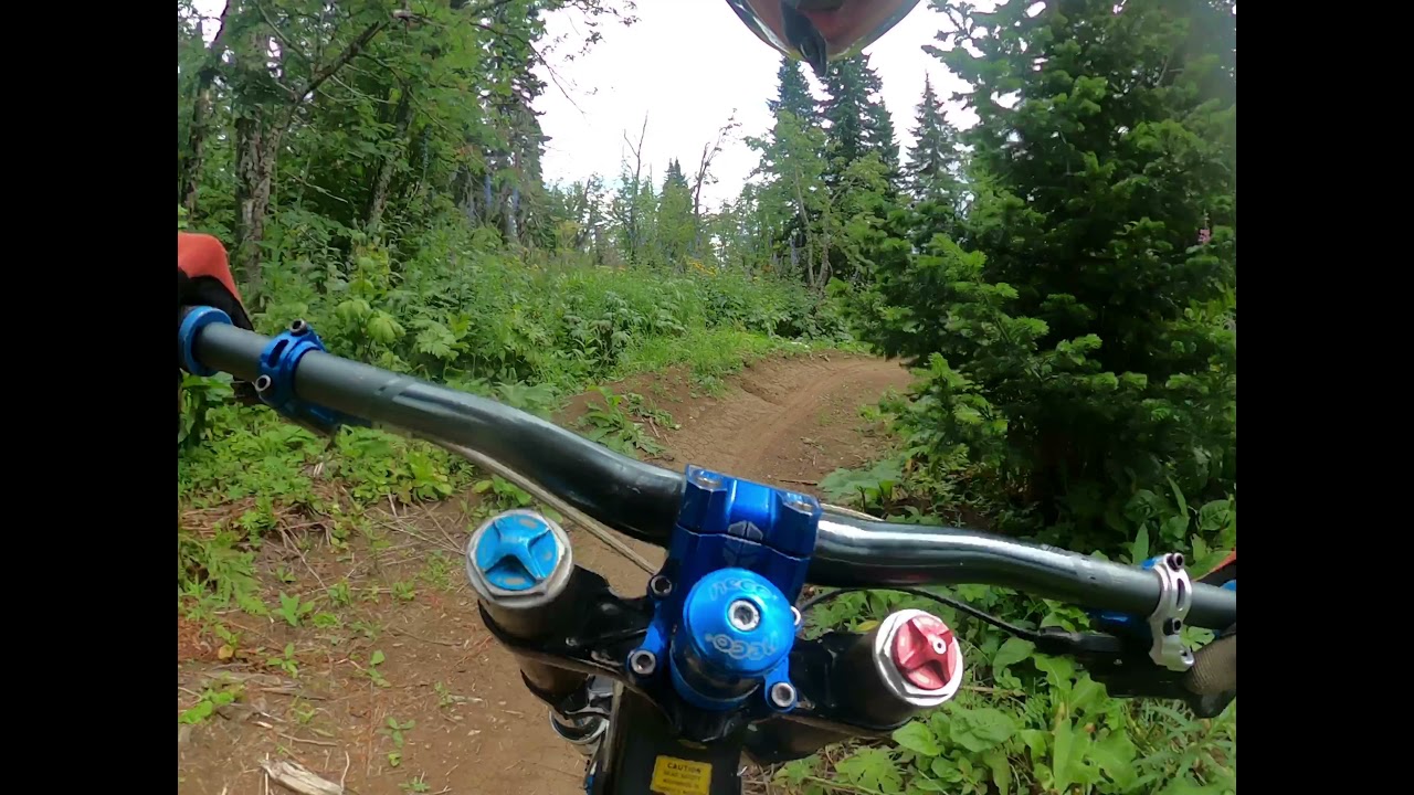 Байк парк шерегеш. Сектор Е. Синяя трасса - YouTube