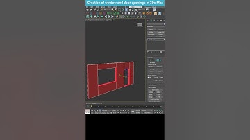Effortless Window & Door Cutouts: Quick Tutorial in 3Ds Max #shorts #tips #3dsmax #bridge