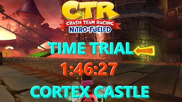 (FWR) Nitro Fueled: Cortex Castle Time Trial In 1:46:27 + 32:43 Lap + 41:14 SL