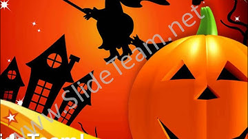 Halloween Pumpkins Festival PowerPoint Templates ppt Themes 0912 Slides Backgrounds