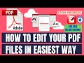 How To Edit Your PDF Files Free Without Watermarks Online in 5 minutes| Edit Text in PDF Files