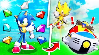 I USED THE *SONIC* CHAOS EMERALDS TO DEFEAT DR EGGMAN...
