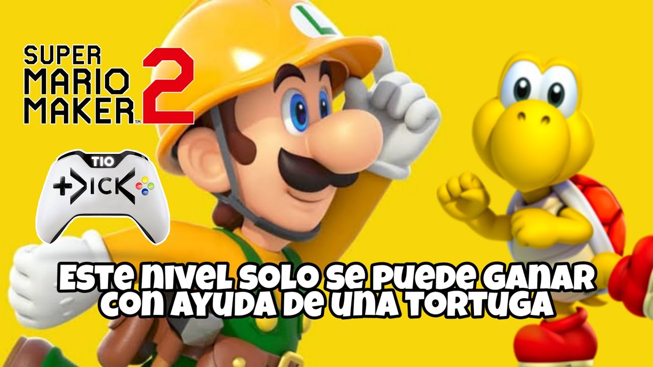 EL MEJOR AMIGO DE LUIGI ¡ES KOOPA! | SUPER MARIO MAKER 2 mando de juego móvil