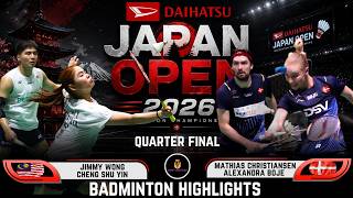 Download lagu UNBELIEVABLE🔥Jimmy WONG/CHENG Su Yin (MAS) vs Christiansen/Boje (DEN) | Japan Open 2026 Badminton