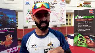 Culmination of Indian Navy's 1500 Km Running Expedition!!!! 35 Marathons 35 Days।