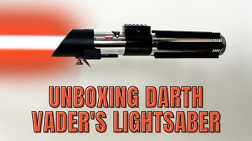 Unboxing DARTH VADER xenopixel lightsaber from ARTSABERS