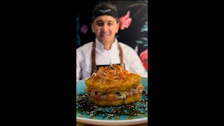 Sushi Burger   Asmr Food Cooking  shorts