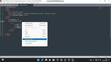 membuat gambar, tabel, list dan link menggunakan html di apk Sublime Tekt