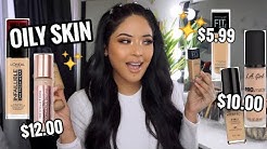 MY TOP 5 OILY SKIN DRUGSTORE FOUNDATIONS |Taisha - Durasi: 13.13. 