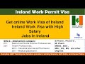 Ireland work permit visa pharmacist doctors jobs in ireland get online work visa high salary