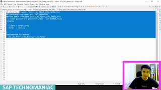 CDS Table Function Client Handling (1) Part 17 ABAP on HANA Course