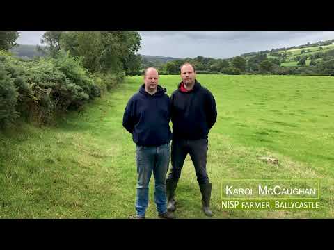 Peter & Karol McCaughan from Ballycastle, Co Antrim - NI Sheep Programme NISP participant by CAFREtv