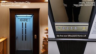 Mitsubishi SVC200D Home Lift at En Dining Senayan City, Jakarta
