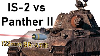 IS-2 vs PANTHER II | 122mm APHE vs Up-Armoured Panther | Armour Penetration Simulation