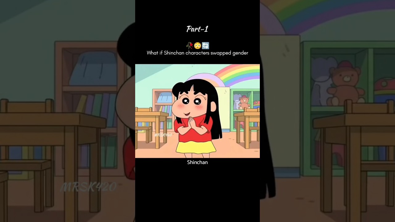 🥀what if Shinchan characters gender change 🙀Shinchan status X