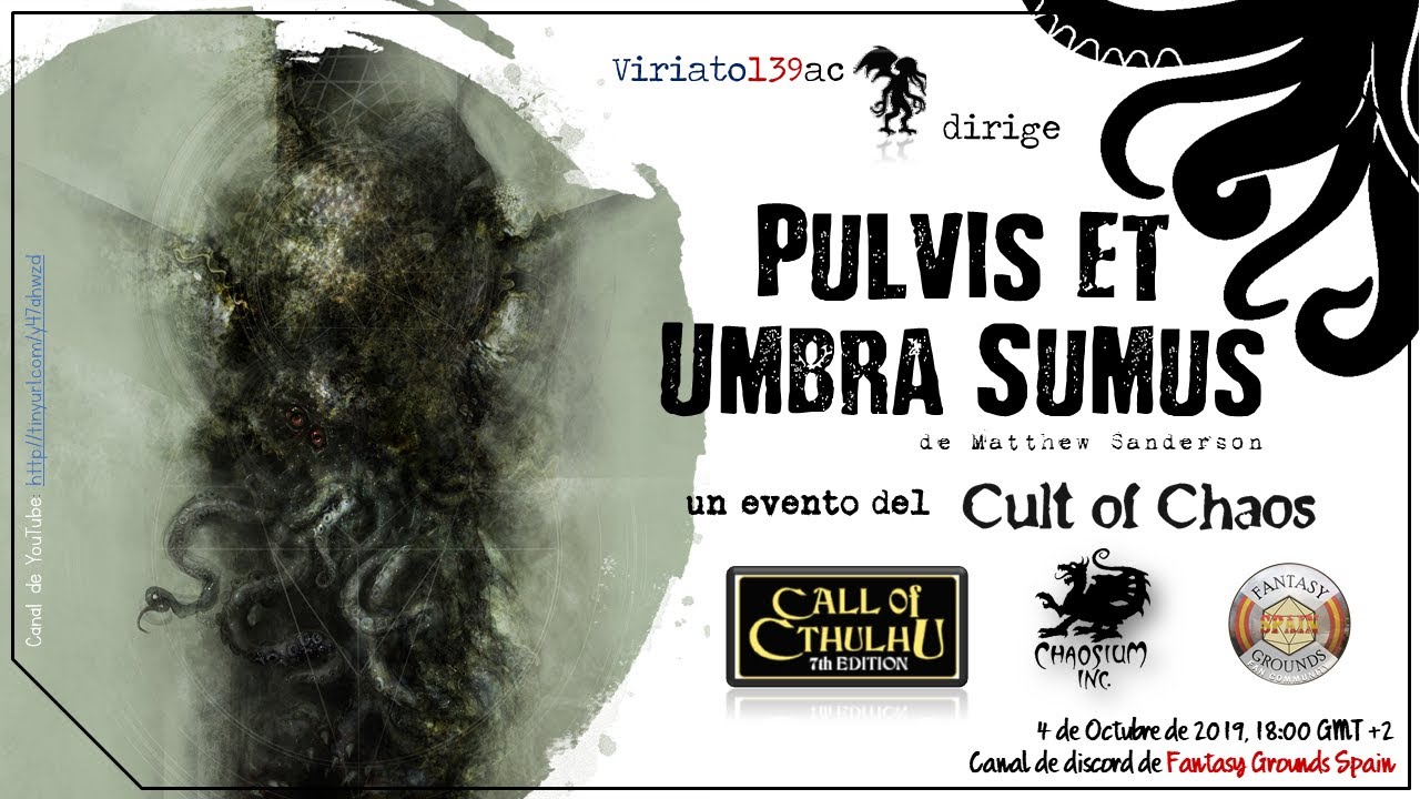 [LlC/001] Pulvis et umbra sumus (04/10/2019)
