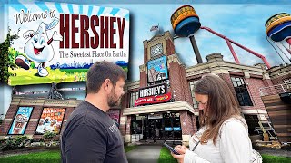 What&#39;s Inside Hershey&#39;s Chocolate World? (SPOILER ALERT 🚨 It&#39;s not just CHOCOLATE!)
