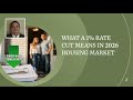 What A 1 Rate Cut Means In 2026 Housing Market