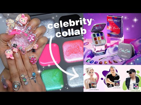 New MODELONES x CELEBRITY Color Cubes! PR Unbox & Swatch! Duck Junk Nails Redesign - video from Madam Glam