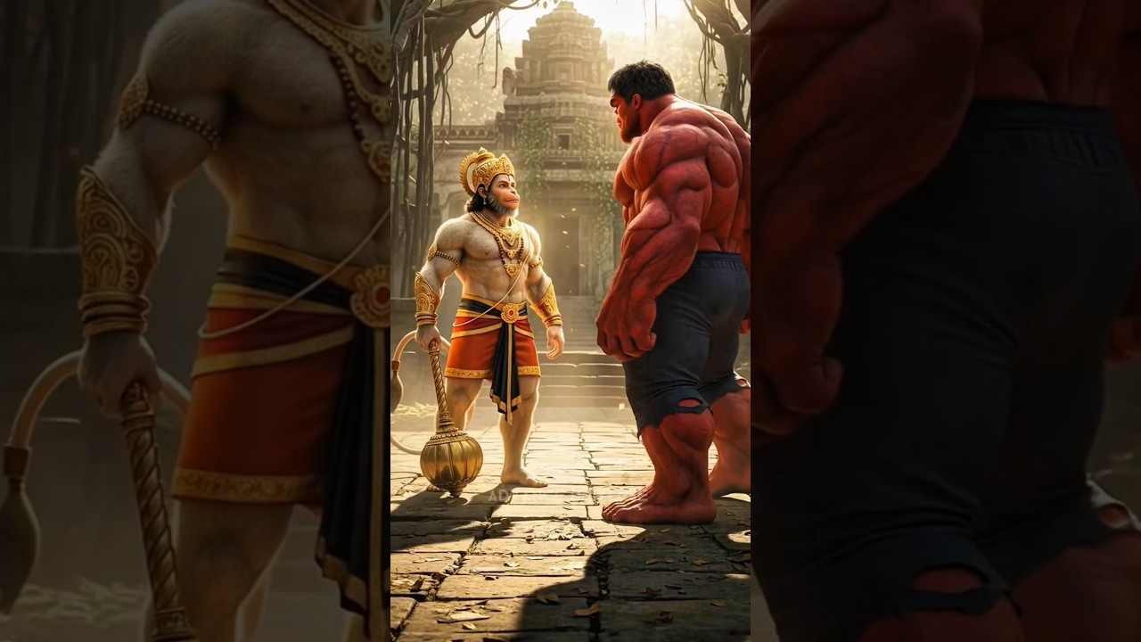 Lord Hanumana and Hulk 🙏🏻🕉️ | 