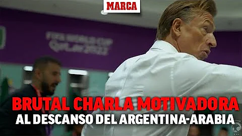 La brutal charla de Herv Renard para remontar a Argentina I MARCA