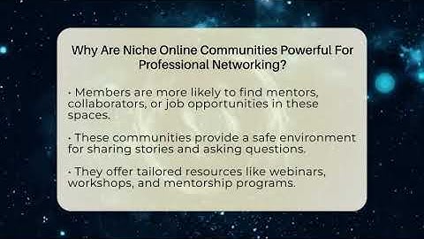 Why Are Niche Online Communities Powerful For Professional Networking? - Women That Network