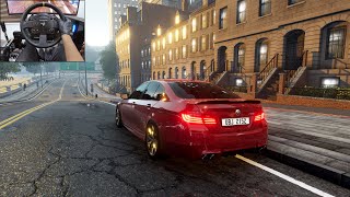 Tuned BMW M5 F10 (NFS map) - BeamNG.Drive | Thrustmaster TX