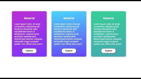 How to design Material UI cards using HTML and CSS