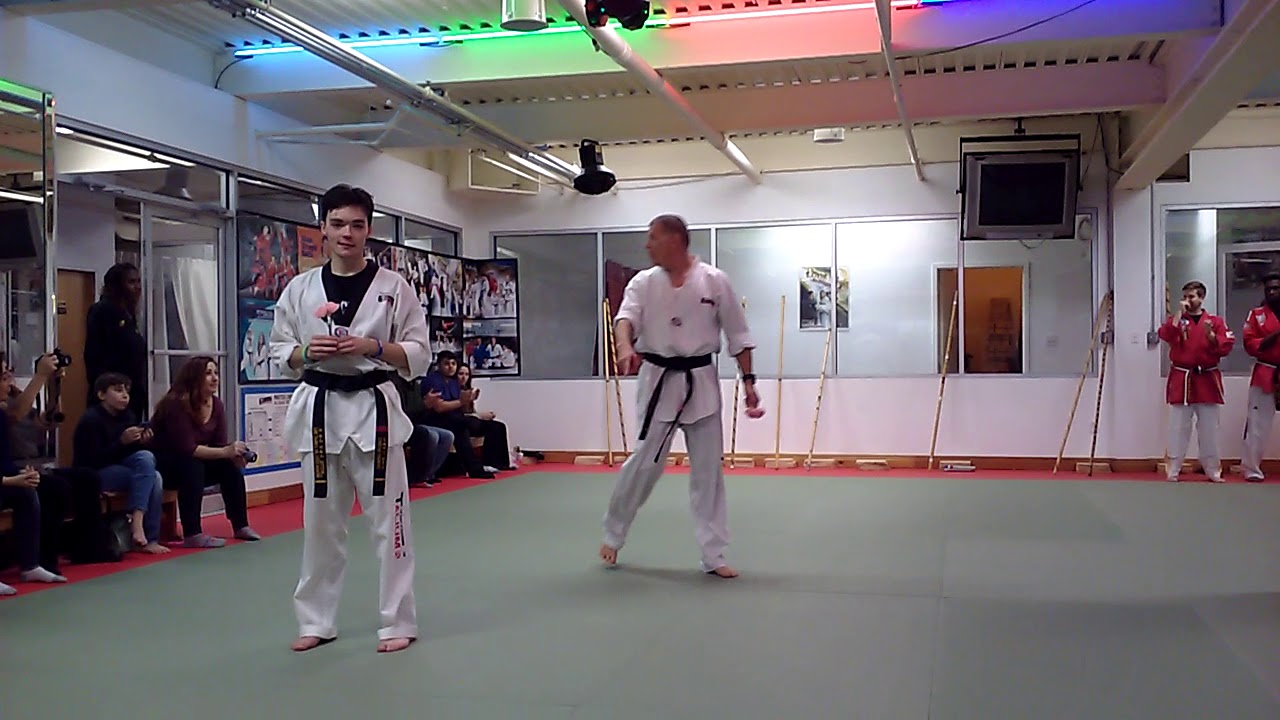 Master Cho’s Talium 3rd Degree Black Belt testing 12/16/17----Part1