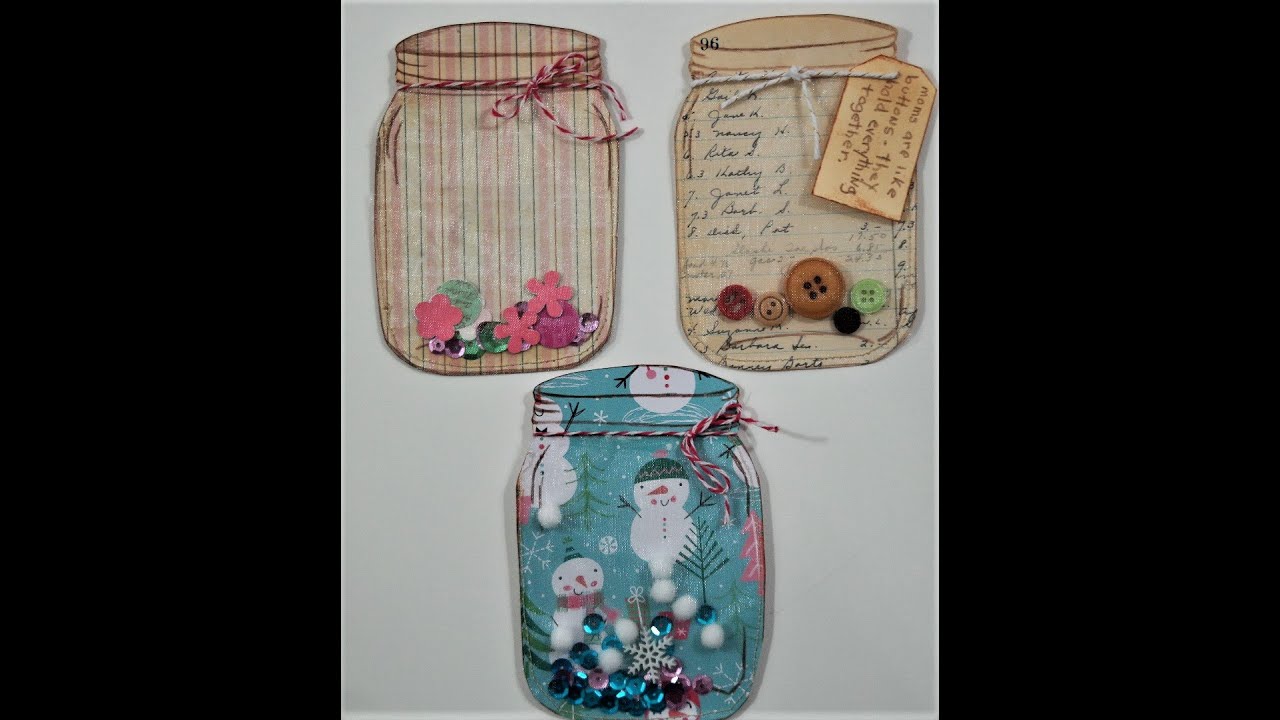 Day 17 Mason Jar Shaker Card