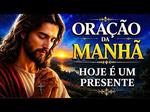 ORAÇÃO DA MANHÃ DE HOJE | RECEBA ESTE NOVO DIA COMO UM PRESENTE DE DEUS | Tiago 1:17