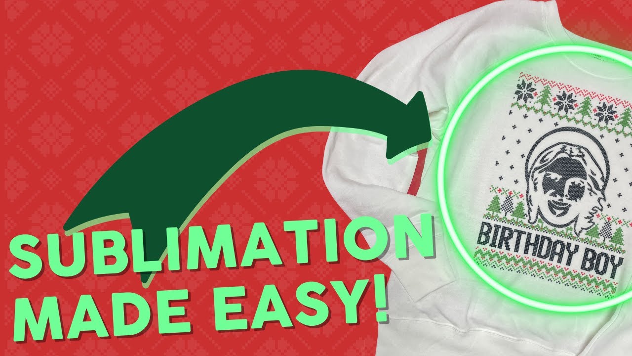 The EASIEST Way to Sublimate on a Sweatshirt YouTube
