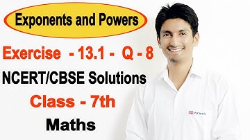 Chapter 13 Exercise 13.1 Question 8 - Exponents and Powers Class 7 Maths - NCERT Solutions